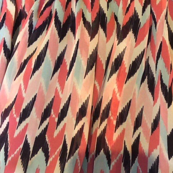 IZ Beyer pink blue dress size medium - Picture 3 of 5